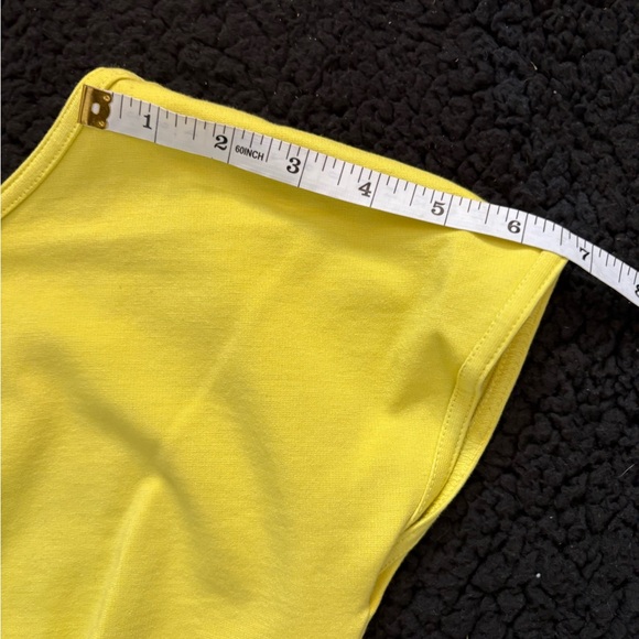 Akris Punto Bright Yellow Short Sleeve Top - Picture 5 of 7